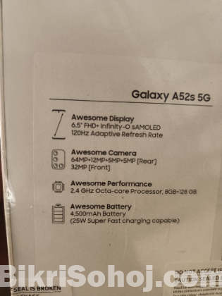 Samsung a52s 8/128 5g